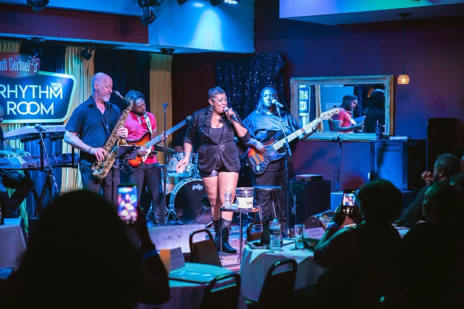Keeshea Pratt on stage representing upcoming shows