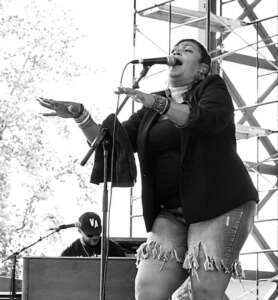 Keeshea Pratt at King Biscuit Festival 2024